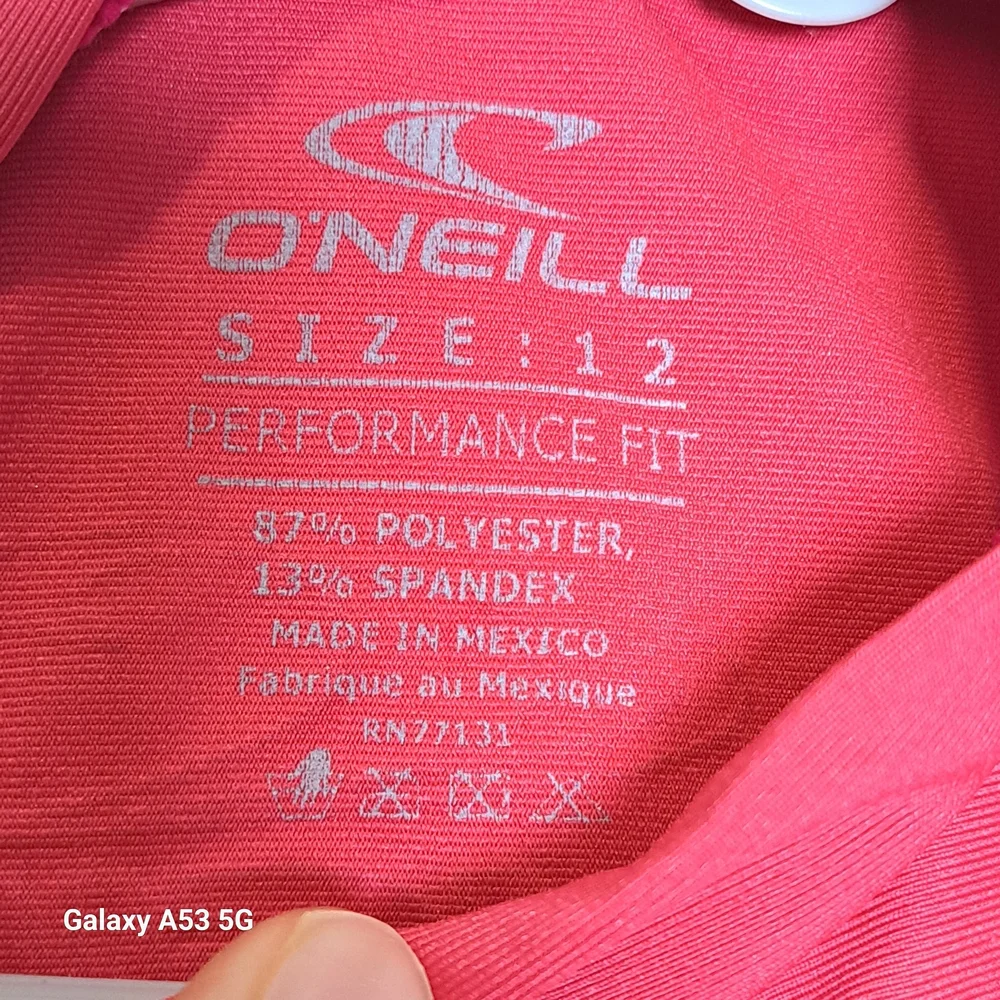 O'Neill Kids Red Long Sleeve Swim Coverup